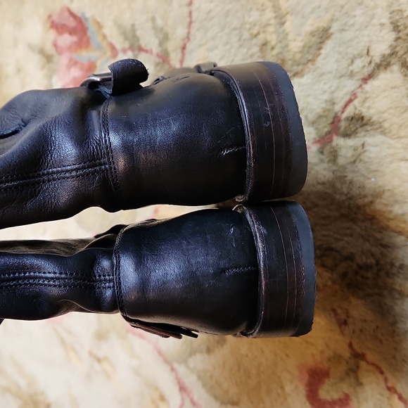 FRYE Nathalie black leather boot, 9.5 B - Picture 5 of 12